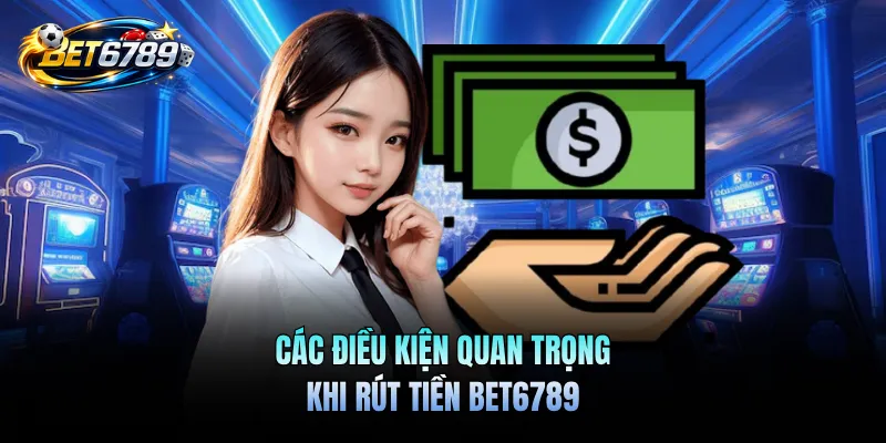 Rút Tiền BET6789 - Quy Trình Chuyển Tiền An Toàn, Nhanh Chóng 1 Các điều kiện quan trọng khi rút tiền BET6789